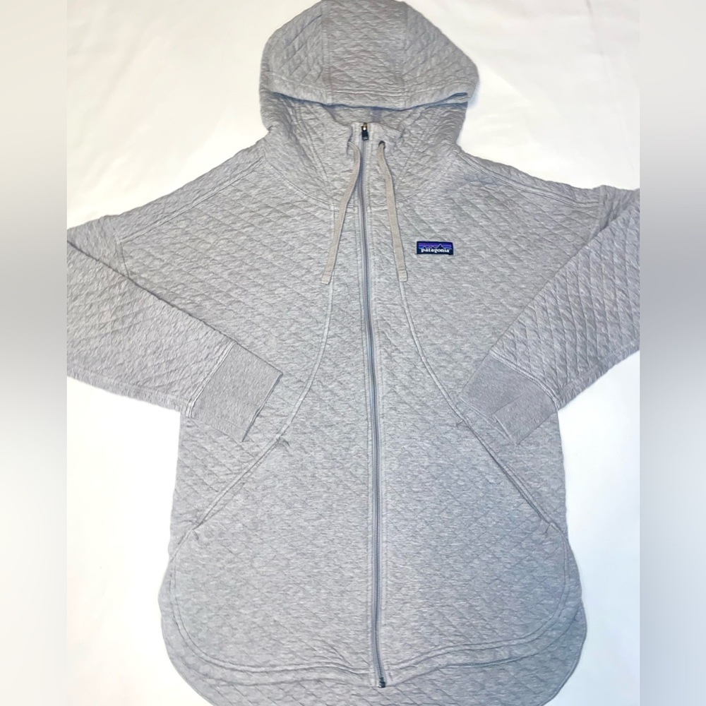 Grey Patagonia Zip Up Jacket